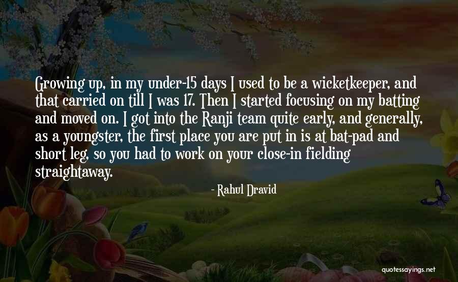 Leg Work Quotes By Rahul Dravid Leg Work Quotes By Rahul Dravid