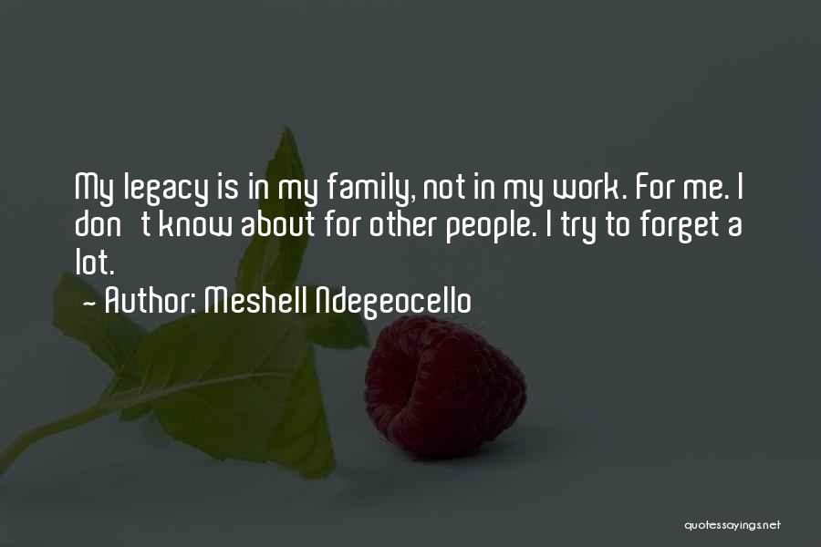 Legacy At Work Quotes By Meshell Ndegeocello