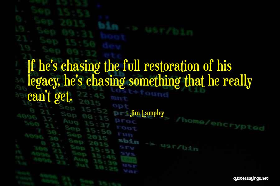 Legacy Quotes By Jim Lampley