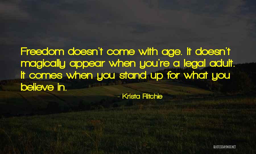 Legal Age Quotes By Krista Ritchie