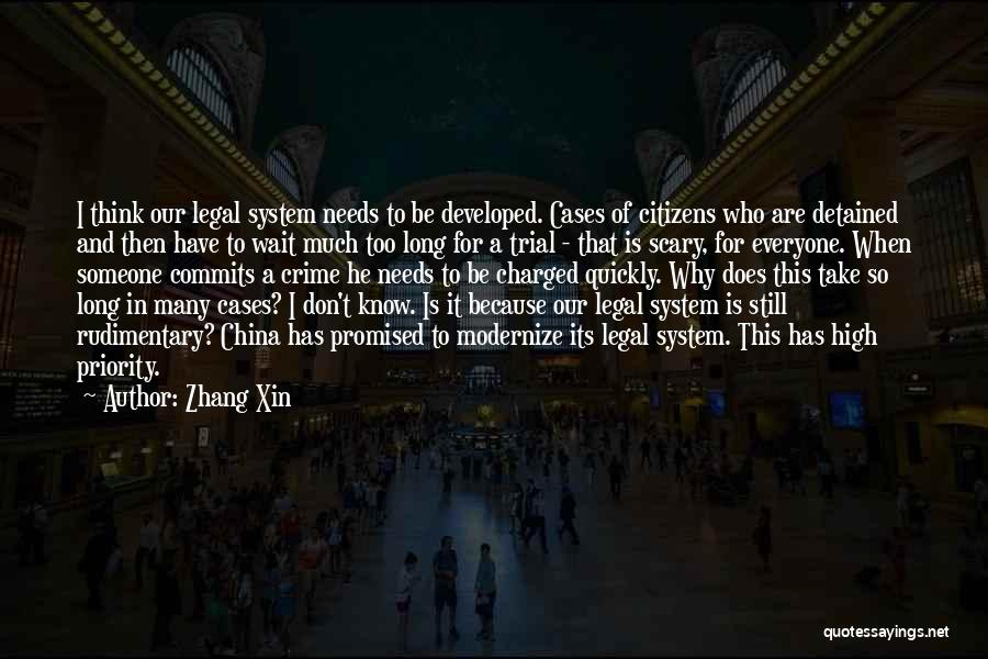 Legal Cases Quotes By Zhang Xin