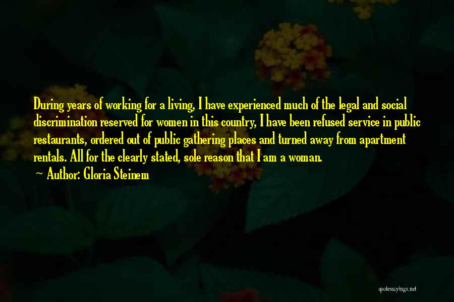 Legal Service Quotes By Gloria Steinem