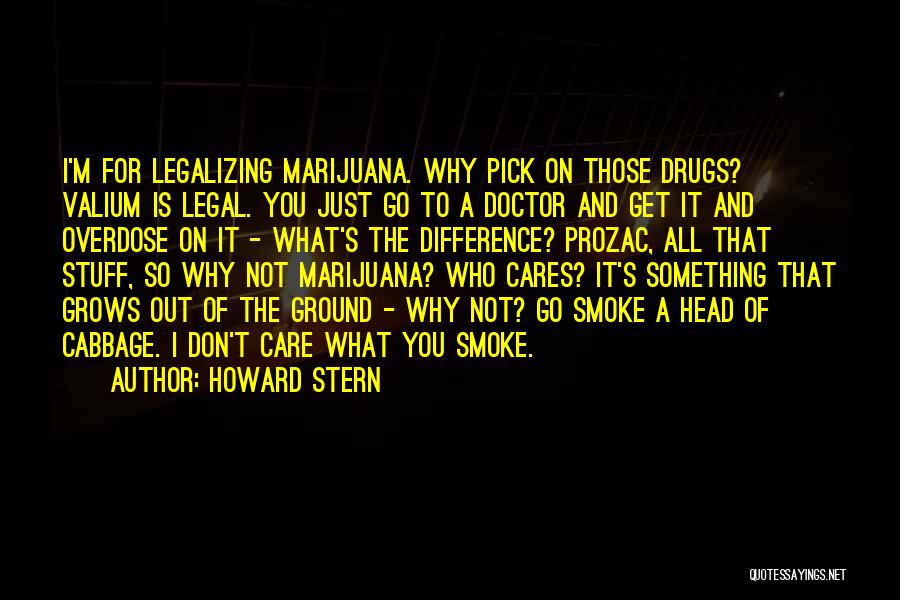 Legalizing Drugs Quotes By Howard Stern