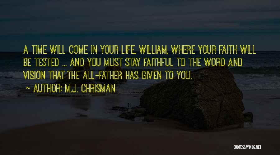 Legend Quotes By M.J. Chrisman