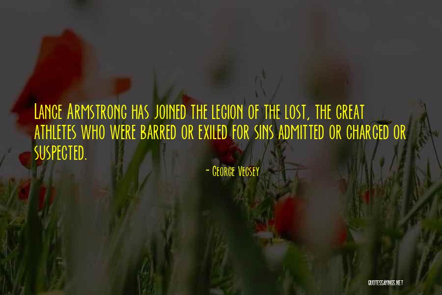 Legion Quotes By George Vecsey Legion Quotes By George Vecsey