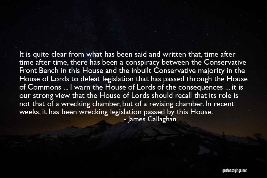 Legislation Passed Quotes By James Callaghan Legislation Passed Quotes By James Callaghan
