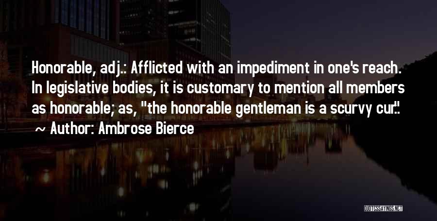 Legislative Quotes By Ambrose Bierce