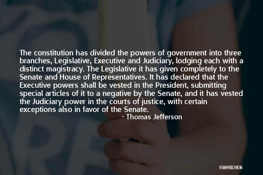 Legislative Quotes By Thomas Jefferson