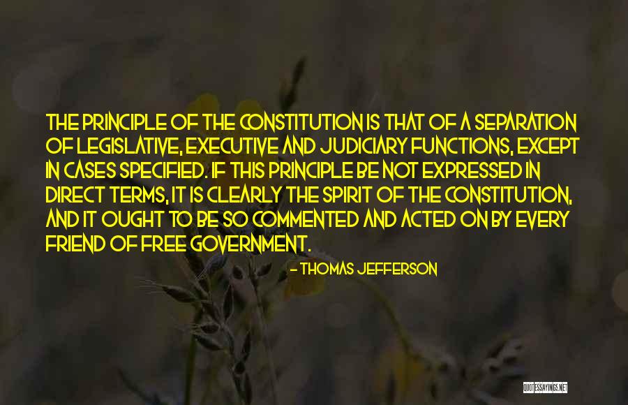 Legislative Quotes By Thomas Jefferson