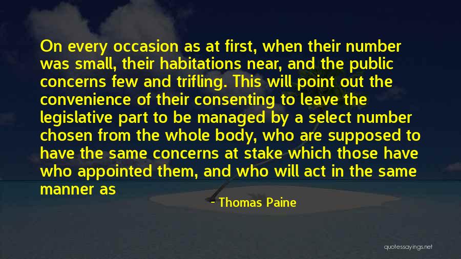 Legislative Quotes By Thomas Paine