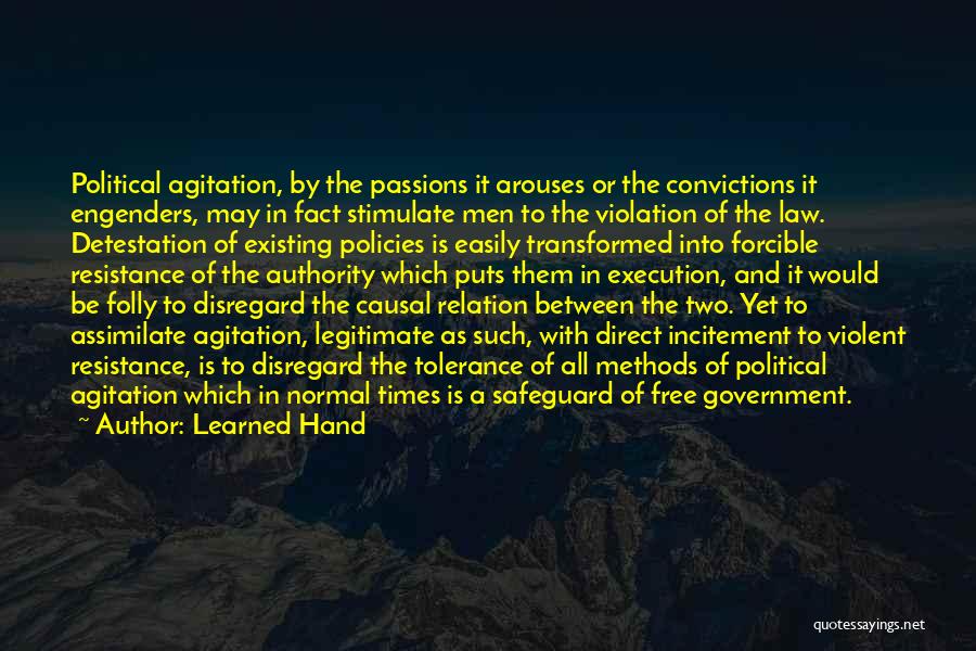 Legitimate Government Quotes By Learned Hand