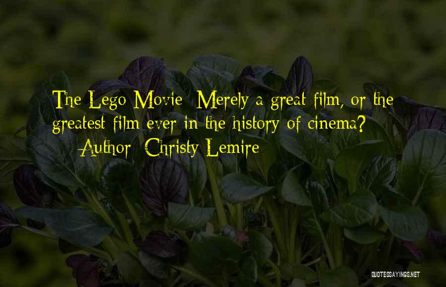 Lego Movie Quotes By Christy Lemire