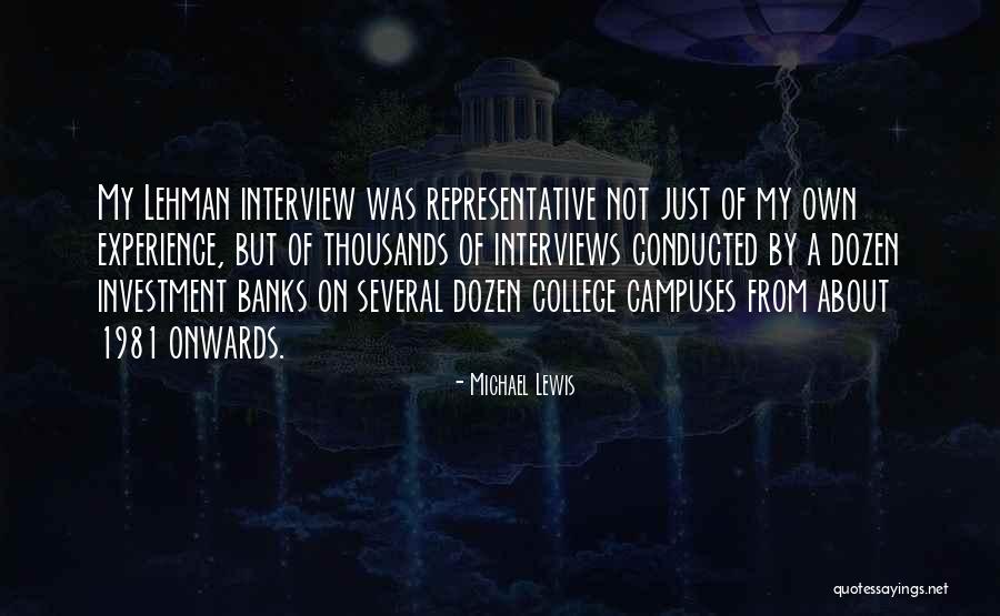 Lehman College Quotes By Michael Lewis Lehman College Quotes By Michael Lewis