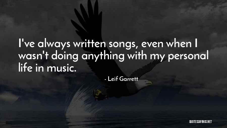 Leif Garrett Quotes 540243 Leif Garrett Quotes 540243