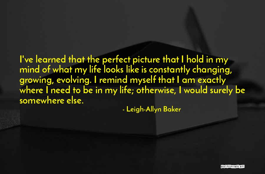 Leigh-Allyn Baker Quotes 337715