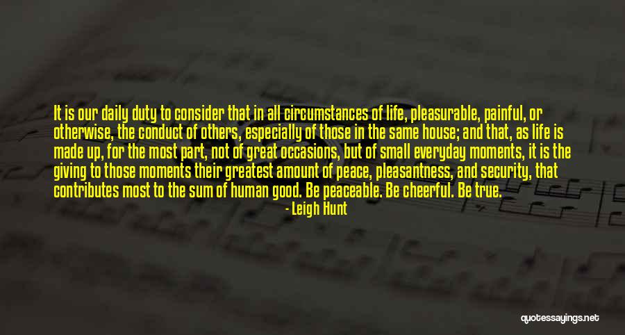 Leigh Hunt Quotes 1030447