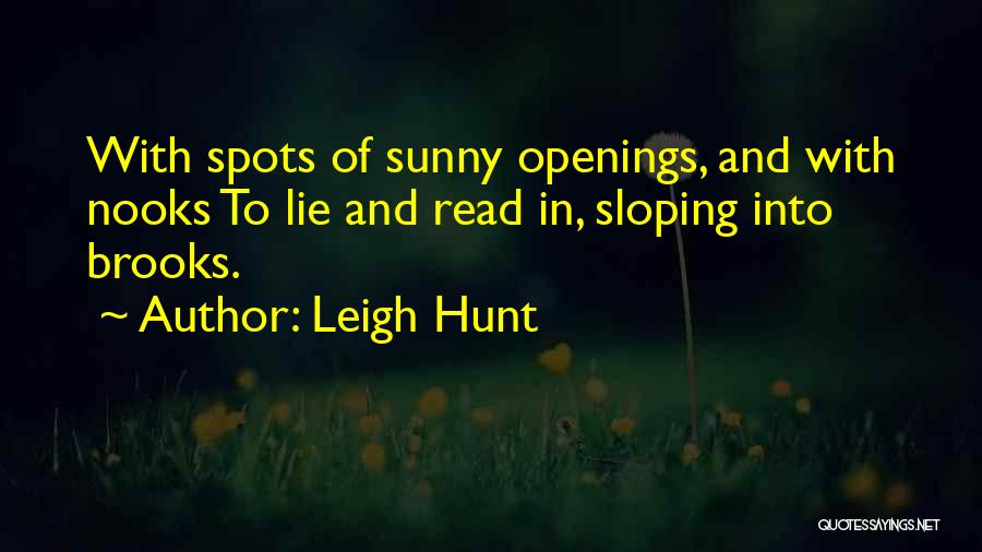 Leigh Hunt Quotes 2059689