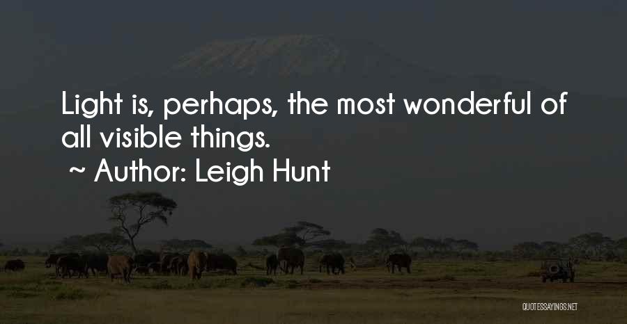 Leigh Hunt Quotes 260080