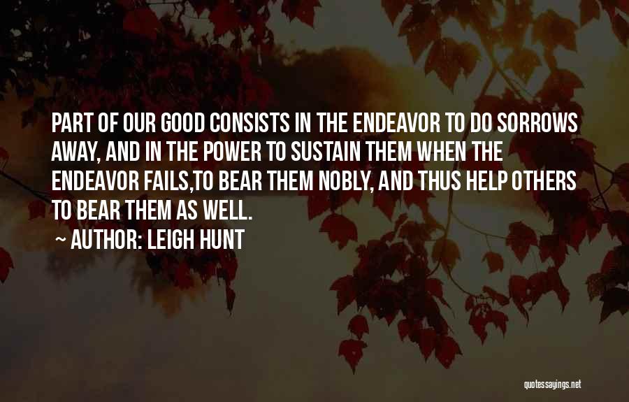 Leigh Hunt Quotes 374076