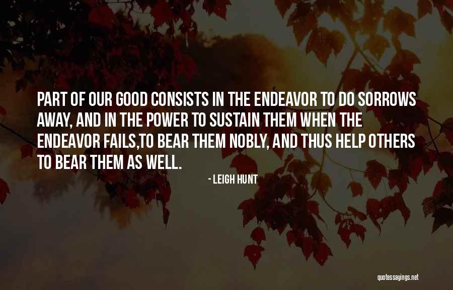 Leigh Hunt Quotes 374076