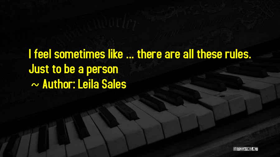 Leila Sales Quotes 1233201