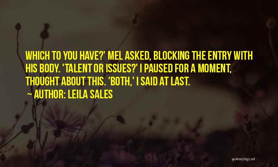 Leila Sales Quotes 2271691