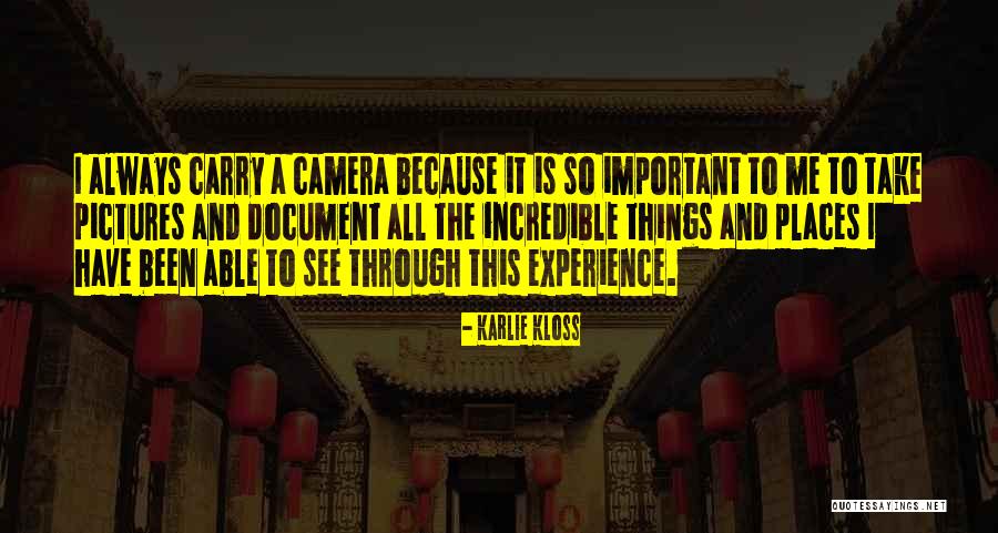 Leinfelder Performance Quotes By Karlie Kloss Leinfelder Performance Quotes By Karlie Kloss