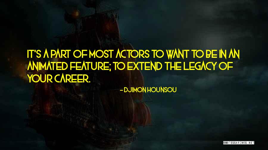Leiserson Algorithms Quotes By Djimon Hounsou Leiserson Algorithms Quotes By Djimon Hounsou