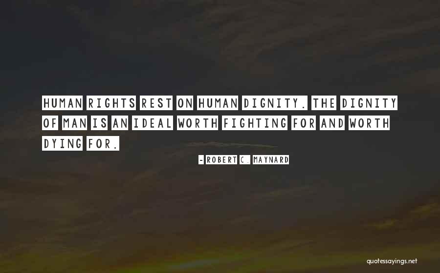 Leistungssport Quotes By Robert C. Maynard Leistungssport Quotes By Robert C. Maynard