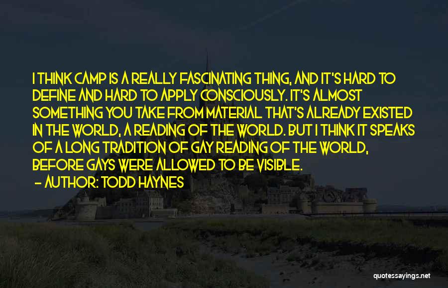 Lekker Sondag Quotes By Todd Haynes