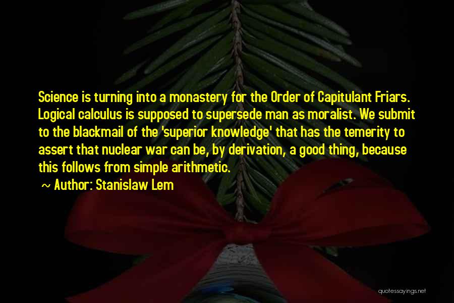 Lem Stanislaw Quotes By Stanislaw Lem