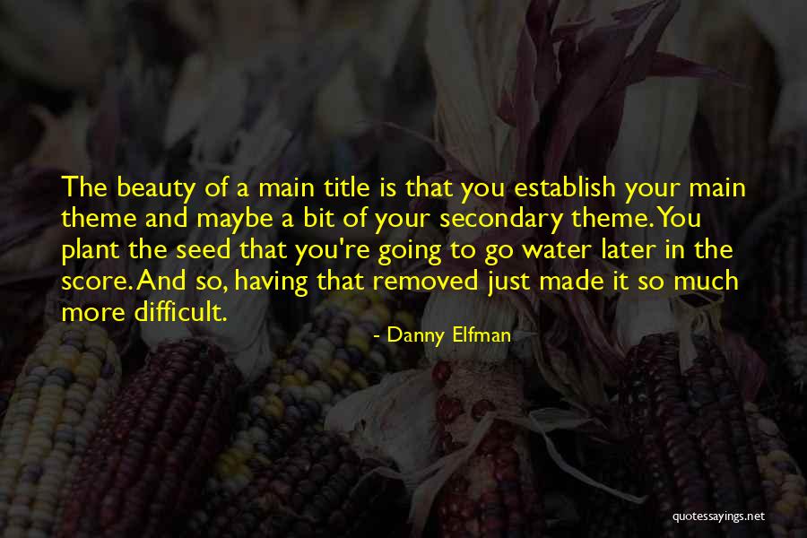 Lemahnya Kinerja Quotes By Danny Elfman Lemahnya Kinerja Quotes By Danny Elfman