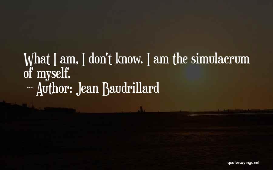 Lembeck City Quotes By Jean Baudrillard