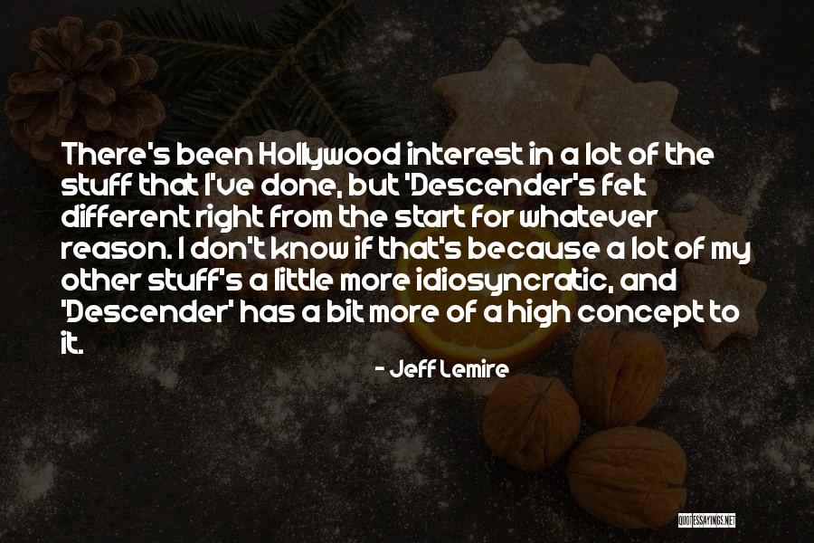 Lemire Quotes By Jeff Lemire Lemire Quotes By Jeff Lemire