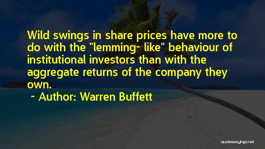 Lemmings Quotes By Warren Buffett