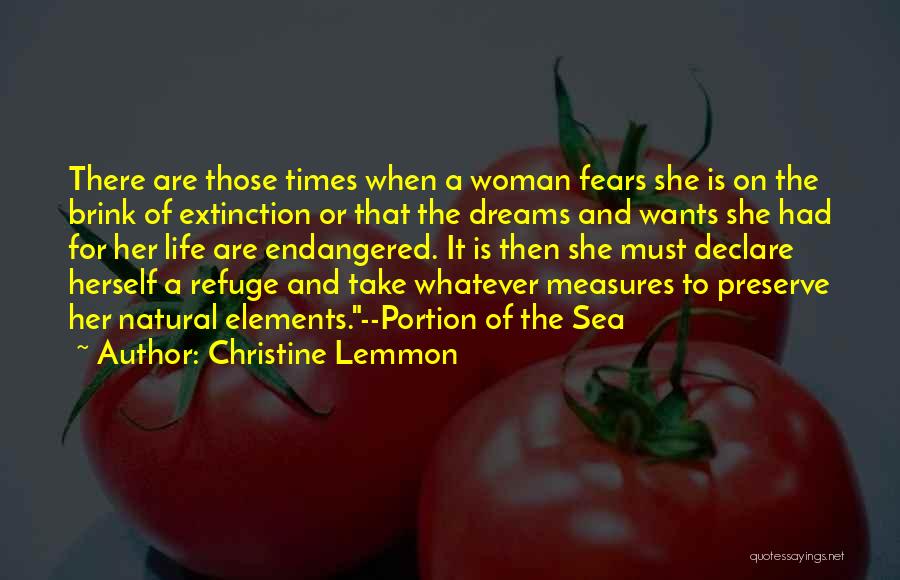 Lemmon Quotes By Christine Lemmon
