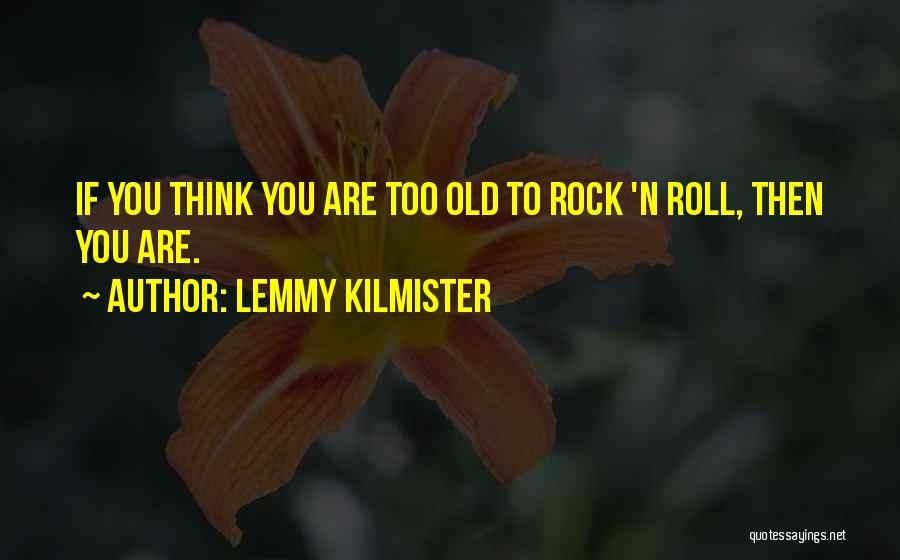 Lemmy Kilmister Quotes 653174