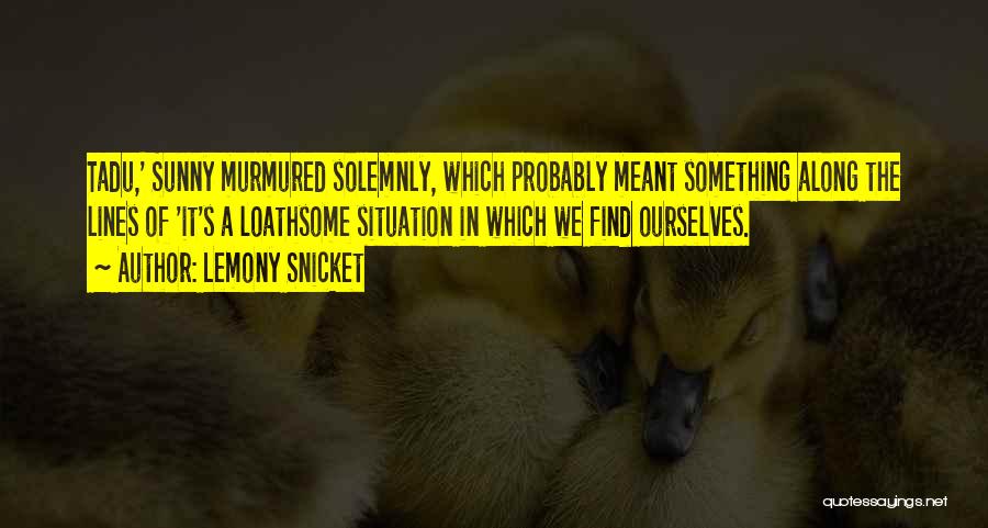 Lemony Snicket's Quotes By Lemony Snicket