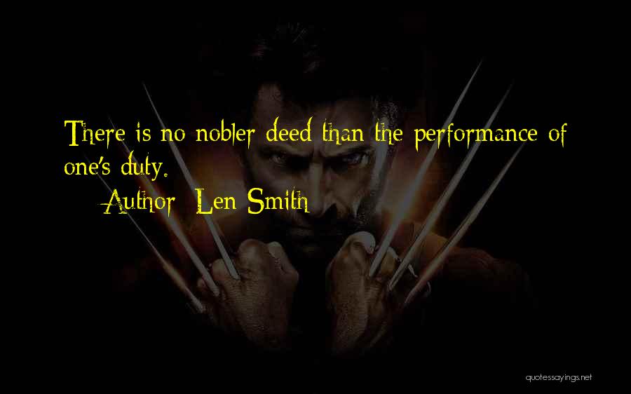 Len Smith Quotes 1518525