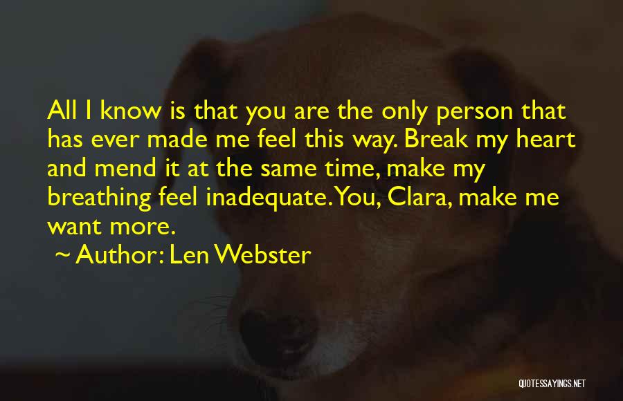 Len Webster Quotes 1130262