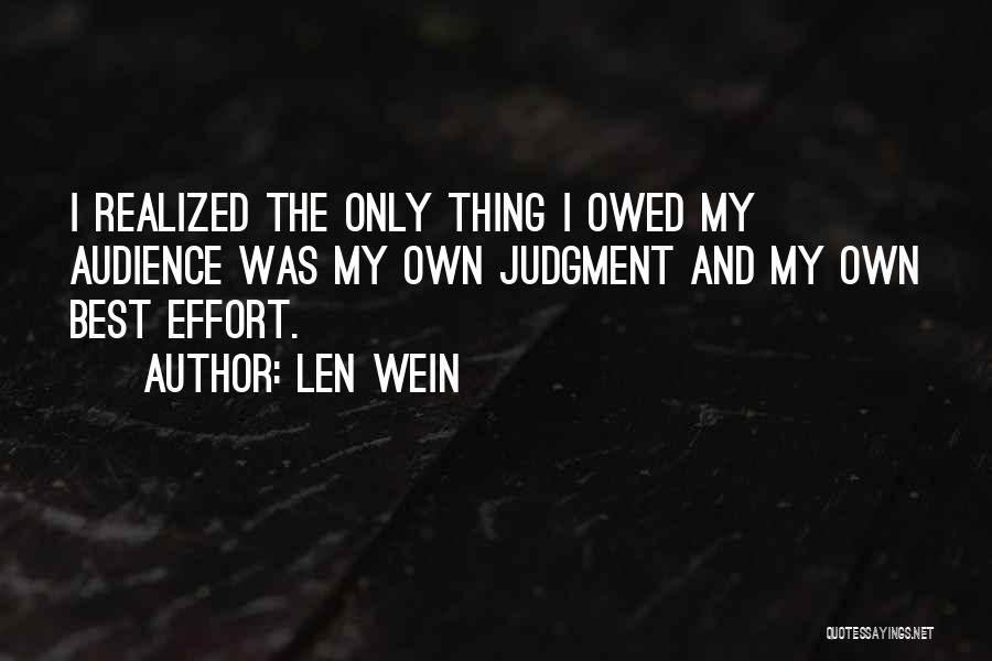 Len Wein Quotes 1465820