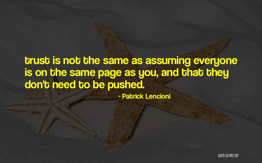 Lencioni Quotes By Patrick Lencioni