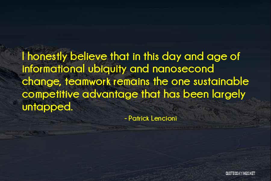 Lencioni Quotes By Patrick Lencioni