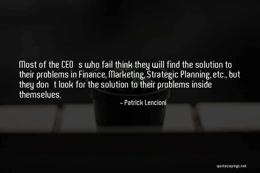 Lencioni Quotes By Patrick Lencioni