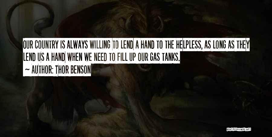 Lend A Hand Quotes By Thor Benson