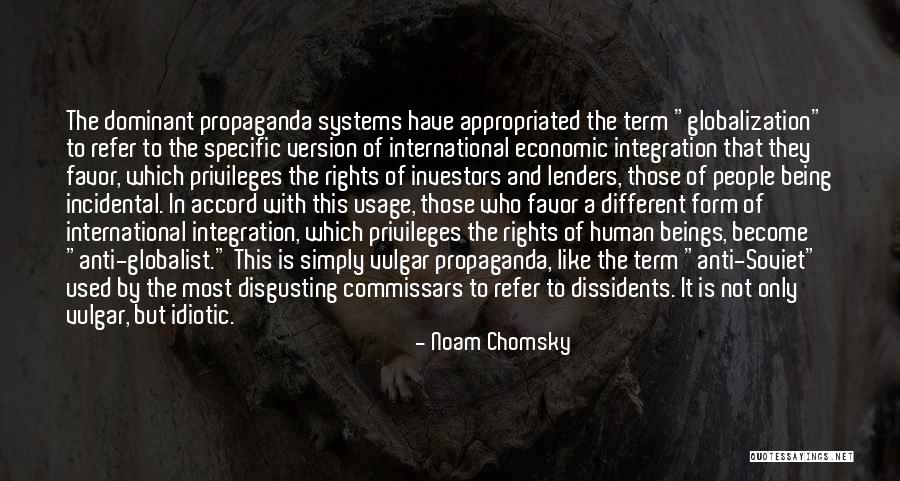 Lenders One Quotes By Noam Chomsky Lenders One Quotes By Noam Chomsky