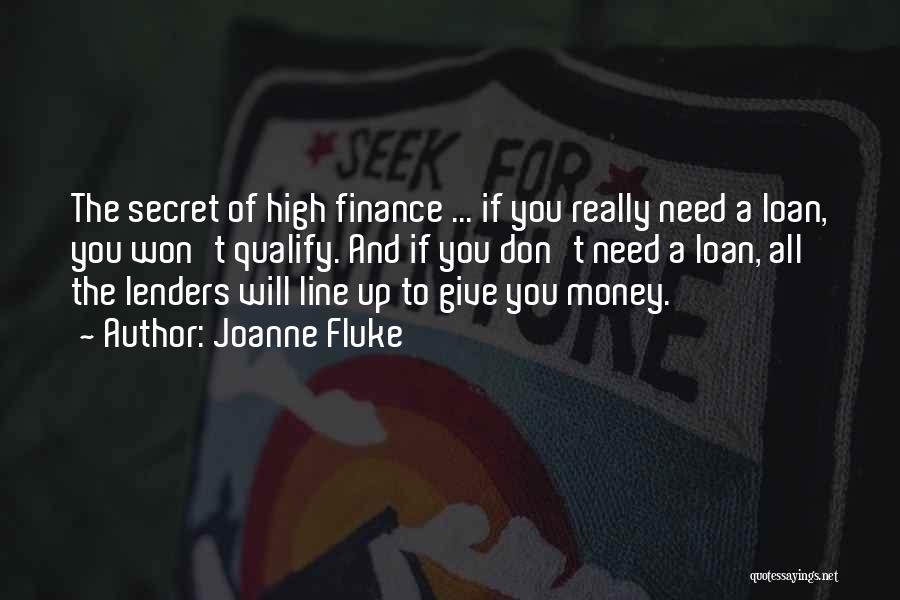 Lenders Quotes By Joanne Fluke