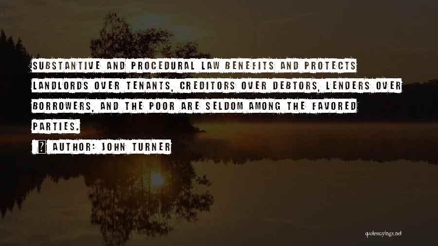 Lenders Quotes By John Turner