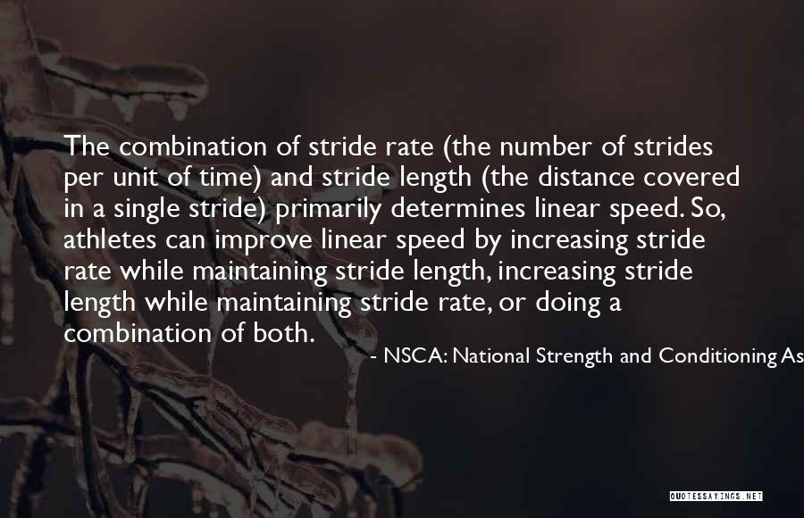 Length Quotes By NSCA: National Strength And Conditioning Association