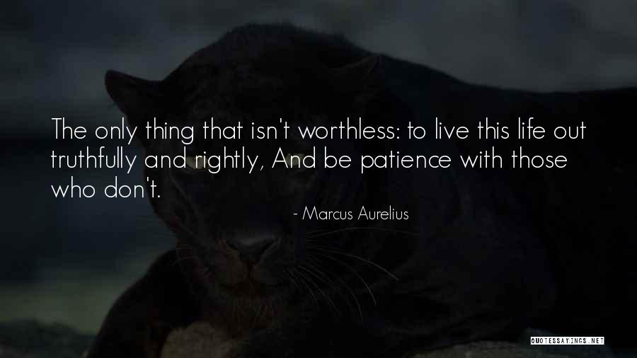 Lengthened Trailing Quotes By Marcus Aurelius